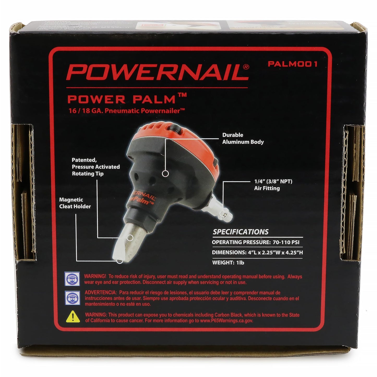 Powernail PALM001 PowerPalm 16/18 Gauge Flooring Cleat Nailer