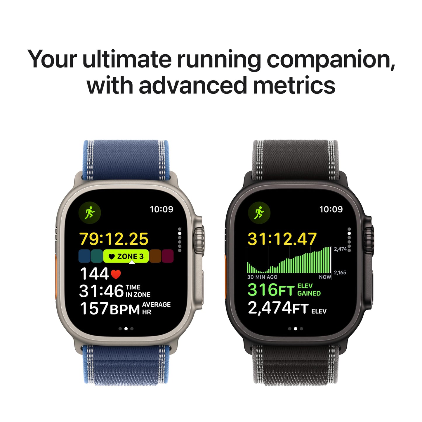 Apple Watch Ultra 3 [GPS + Cellular 49mm] Running & Multisport Smartwatch w/Rugged Titanium Case w/Anchor Blue Ocean Band. Satellite Communications, Advanced Health & Fitness Tracking