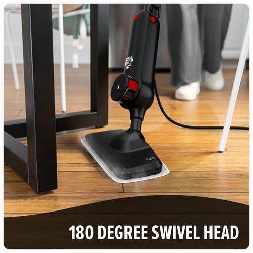 Dirt Devil Steam Mop, Cleaner For Sealed Hard Floors, WD20000, Black + 32 oz Steam Water, For Sealed Hard Surfaces, Demineralized Scented Water, AD31401