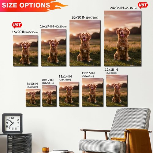 Custom Canvas Prints by Ship Next Day - Personalized Wall Art for Living Room & Bedroom | 8"x10" Framed Photo Gifts
