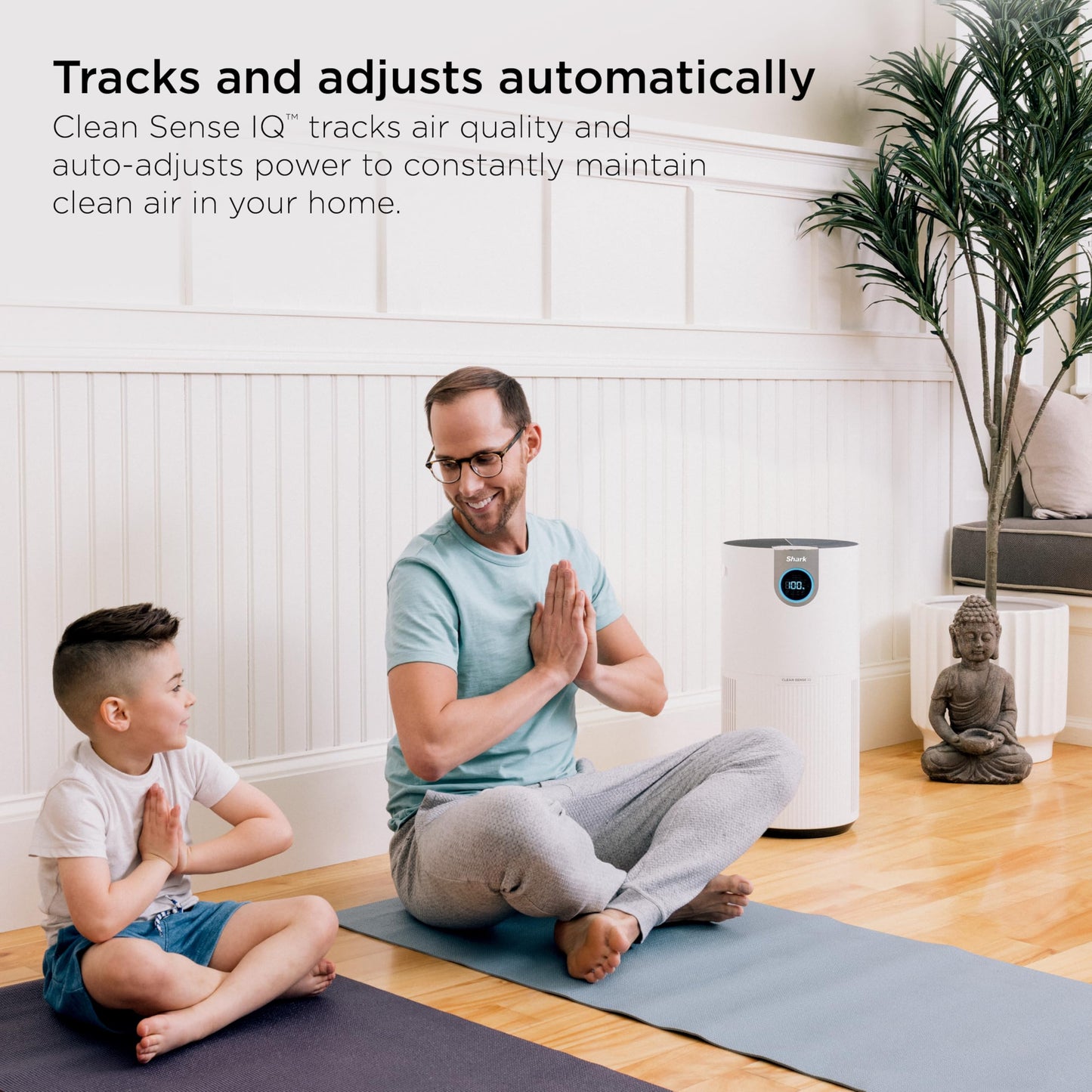 Shark HP232 Clean Sense Air Purifier MAX with Odor Neutralizer Technology, Allergies, HEPA Filter, 1200 Sq Ft, XL Room, Whole Home, Captures 99.98% of Particles, Allergens, Smells & More, Grey