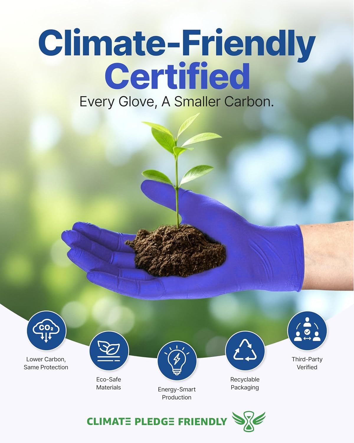 Schneider Nitrile Exam Gloves - Dark Blue Disposable, Latex-Free & Powder-Free | Food Safe for Cooking & Household Use