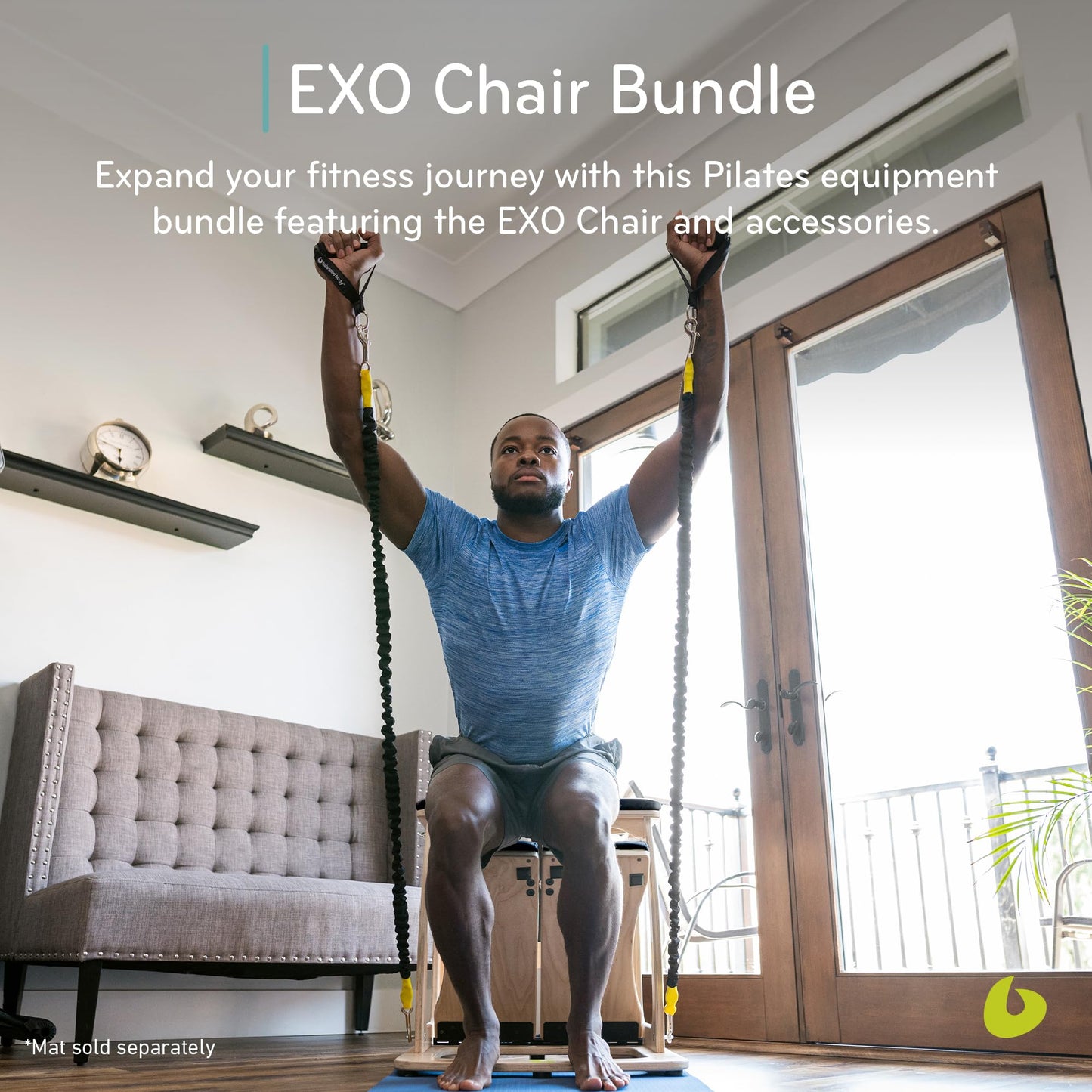 Balanced Body EXO Chair Bundle with Slastix Resistance Bands and Accessories (5 Items)