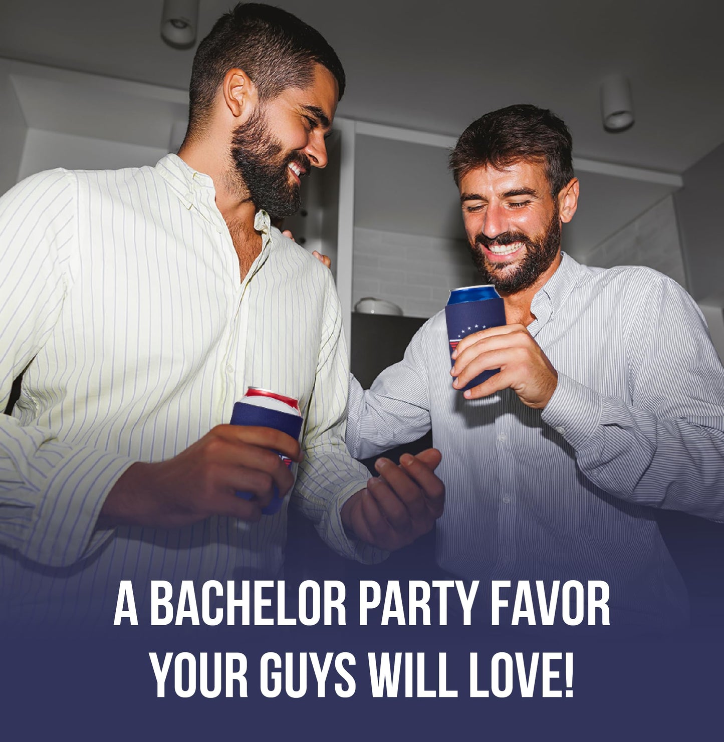 Bachelor Party Favors Can Coolers (12 pack) Groomsman Gift for Wedding I Team Groom Gifts | Wedding Party Favors