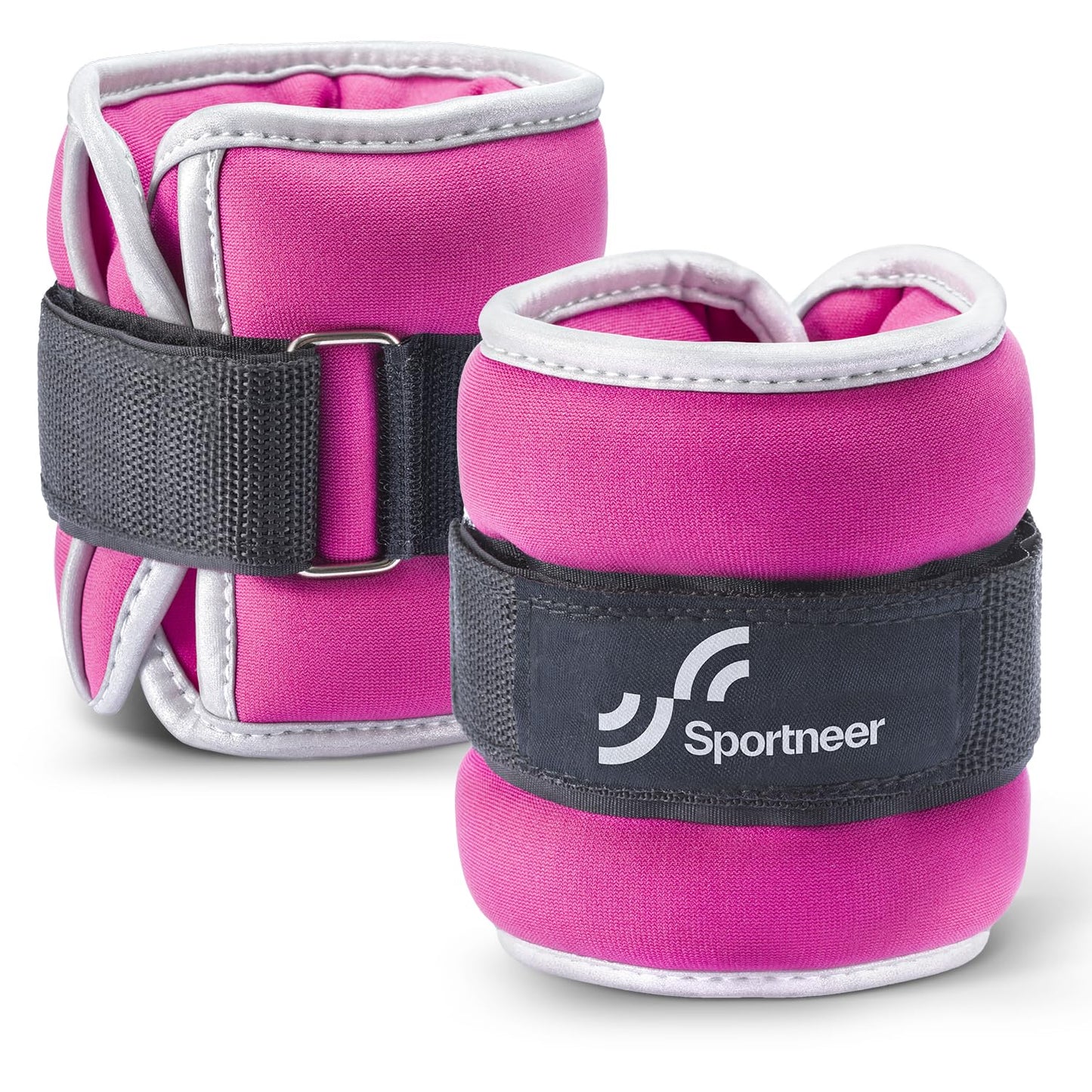 Sportneer Ankle Weights & Wrist Weights -1 2 3 4 5 Lbs Set of 2 for Men Women Kids Strength Training Arm and Leg Weights Set Comfortable and Soft Perfect for Dancing Running Walking Fitness Workout
