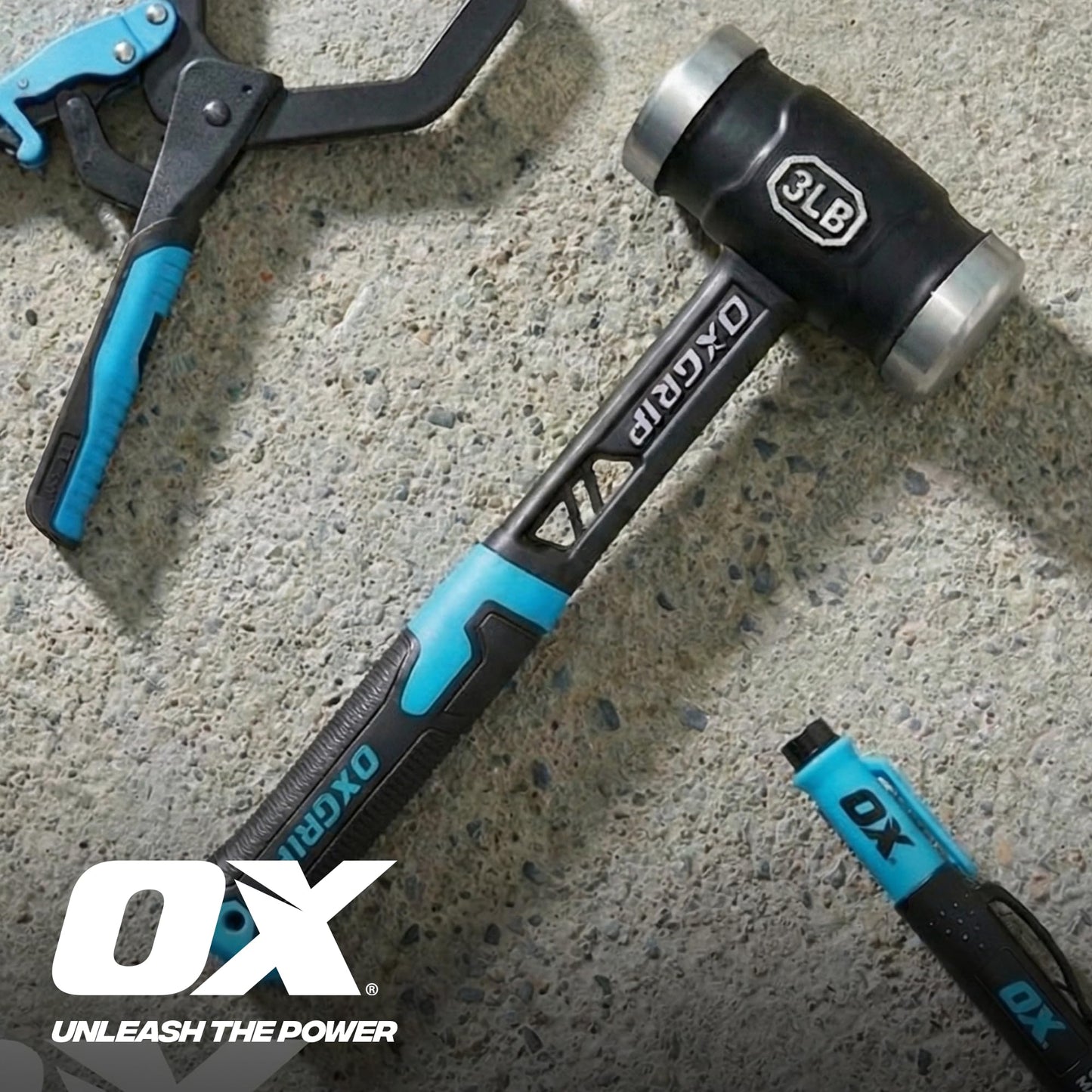 OX Pro 20-Ounce Ultrastrike Brick Hammer Robust Striking Power, Vibration Dampening Bridged Neck, Ultimate Durability with One Piece Steel Handle, Ergonomic Non-Slip Grip, and Enhanced Safety Features