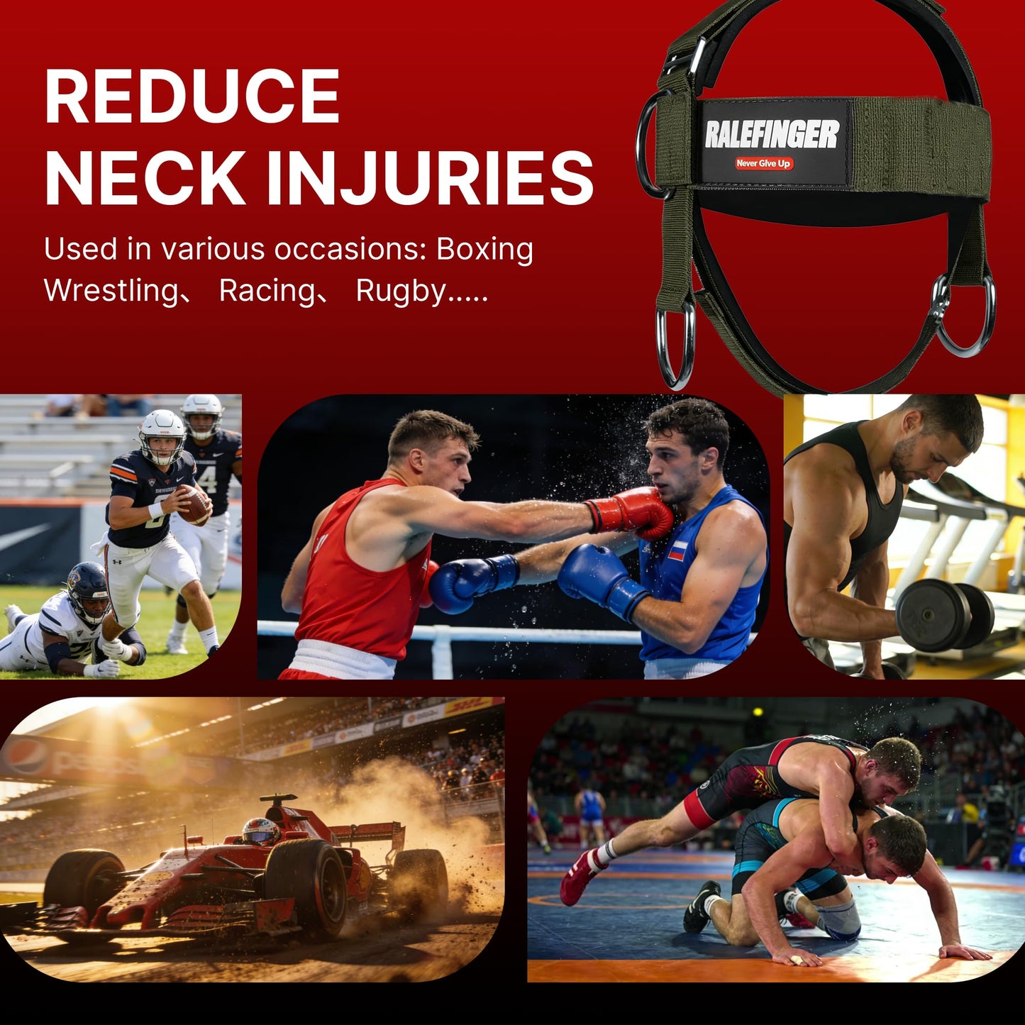 Neck Exerciser and Neck Trainer- Neck Training with 30lb Resistance Bands，Neck Strengthener Workout Equipment