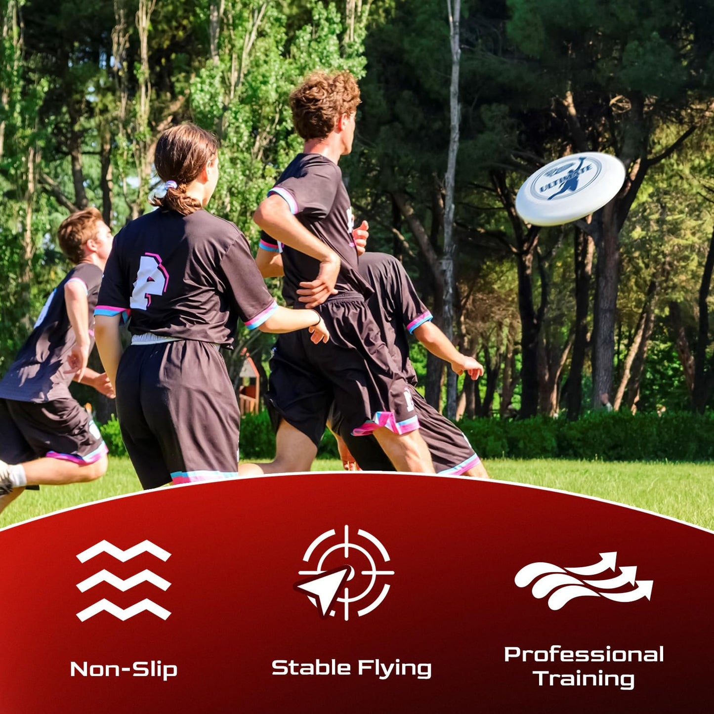 Wham-O Frisbee Official Ultimate 175g Flying Disc, 10.75 Inch Professional Training Disc for Competition and Outdoor Fun
