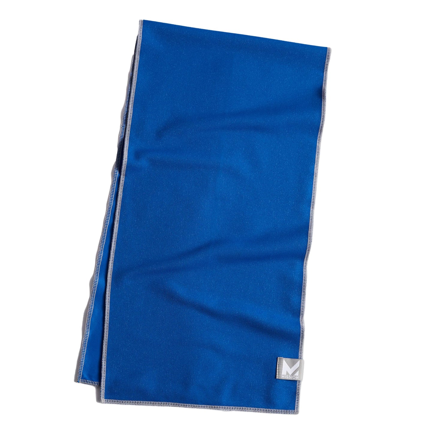 MISSION Max Plus Cooling Towel- Soft, Durable Microfiber - Cools Up to 3 Hours - UPF 50 Sun Protection - Machine Washable (MISSION Blue)