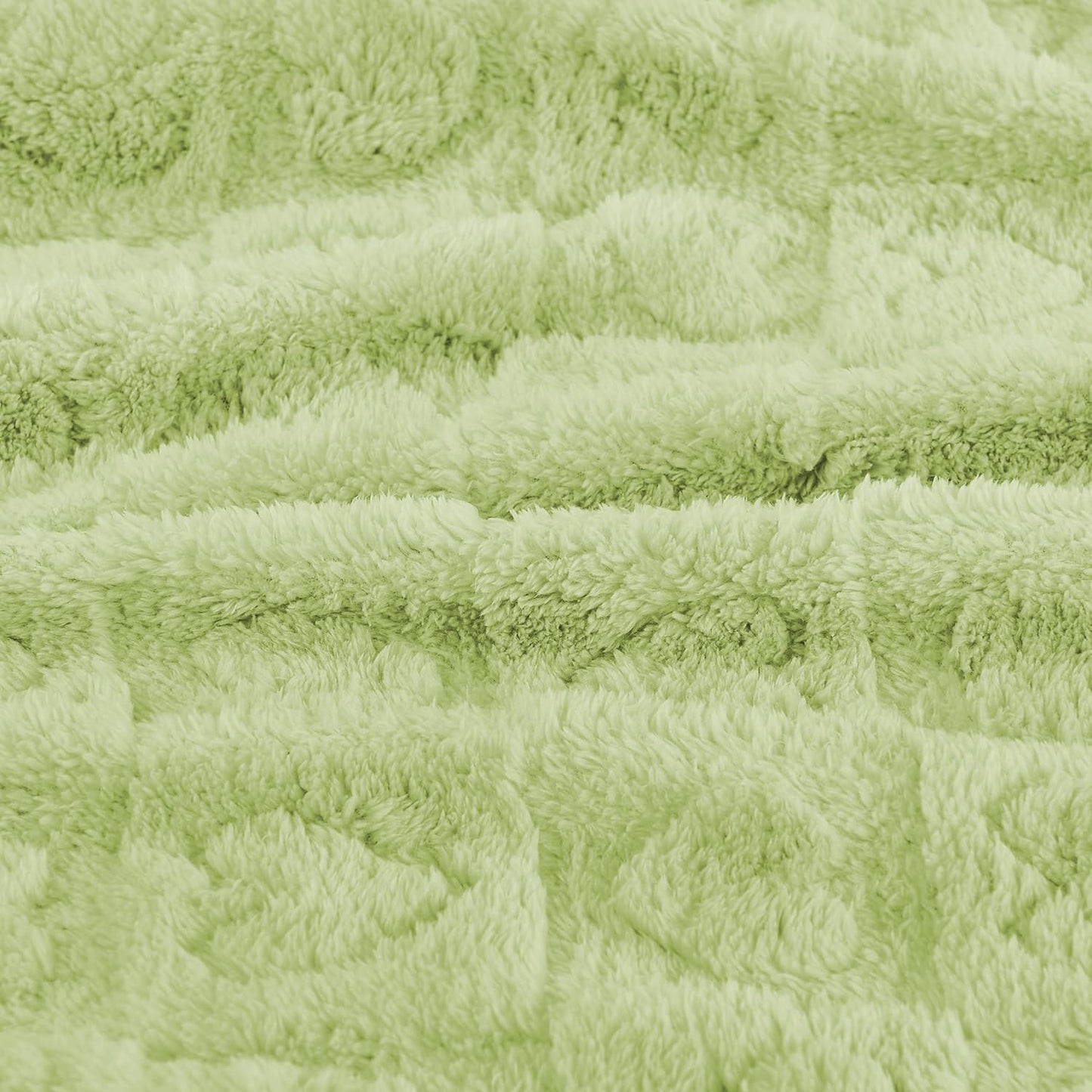 Yurhap Fleece Baby Blanket - Ultra Soft Heart Checkered Design for Boys & Girls | 30”x40” Green
