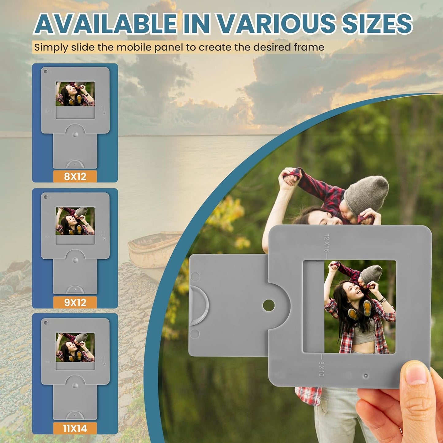 ViewFinder & Color Isolation ViewCatcher Sliding Mechanism - Custom Viewfinder & View Finder for Artists | Artist