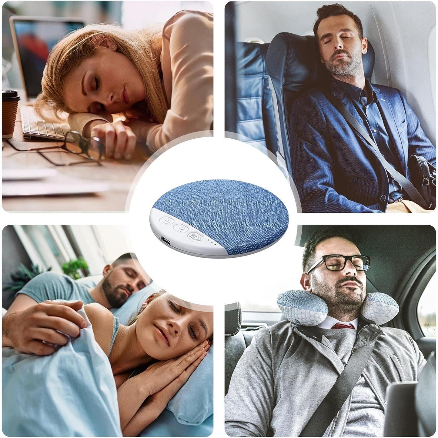 Generic 3 Sleep Speaker Under Pillow, Stereo Hi-Fi Sound Timers, Pillow Speakers White Noise Machine, for Bedroom