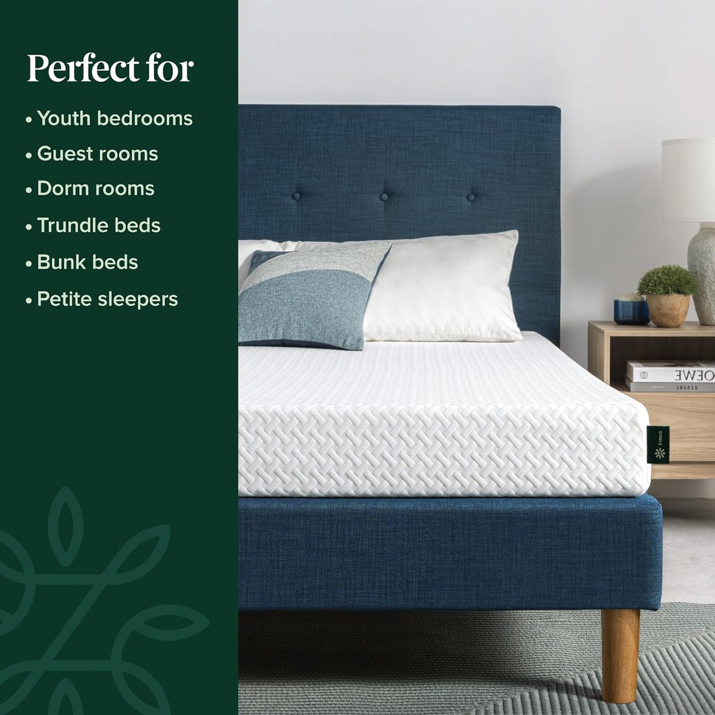 Zinus 6 Inch Full Memory Foam Mattress - Cooling Comfort, Fiberglass Free, Medium Feel, Safe Materials