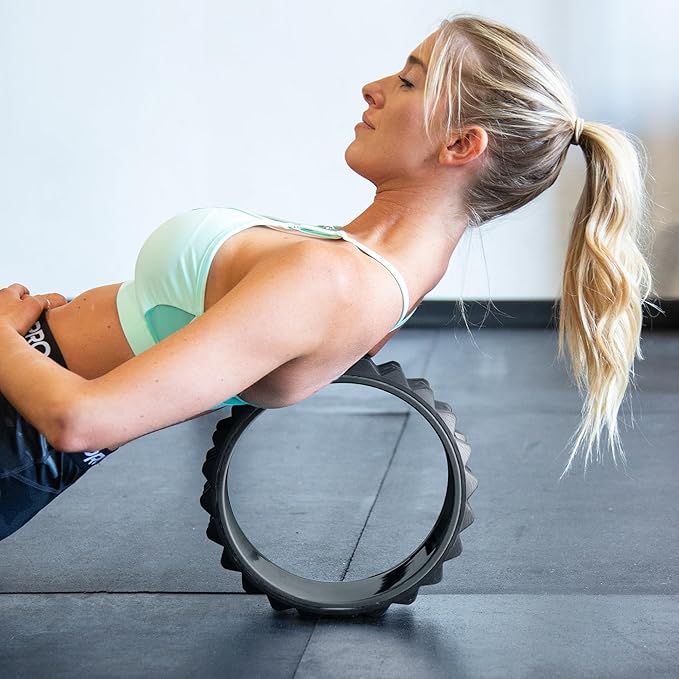 Chirp Wheel XR 3-Pack - 10??Acupressure, 6??Knot-Kneading Thumb, 4??Neck & Headache Relief, High Density Foam Massage Roller Set for Deep Tissue Back Roller & Muscle Therapy, Supports 500lbs, Black