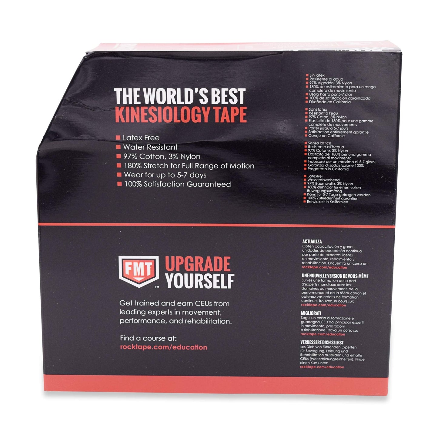 RockTape H2O Black Logo 2" x 16.4' (5cmx5m)
