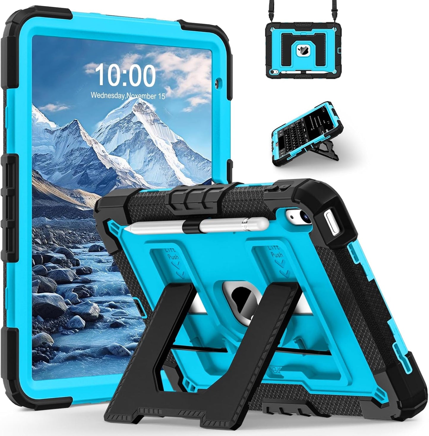 WESOROL CASE (A16) 11th/10th 11/10.9 Inch 2025/2022 10th 11th/10th for iPad Generation iPad Case Generation with Pencil