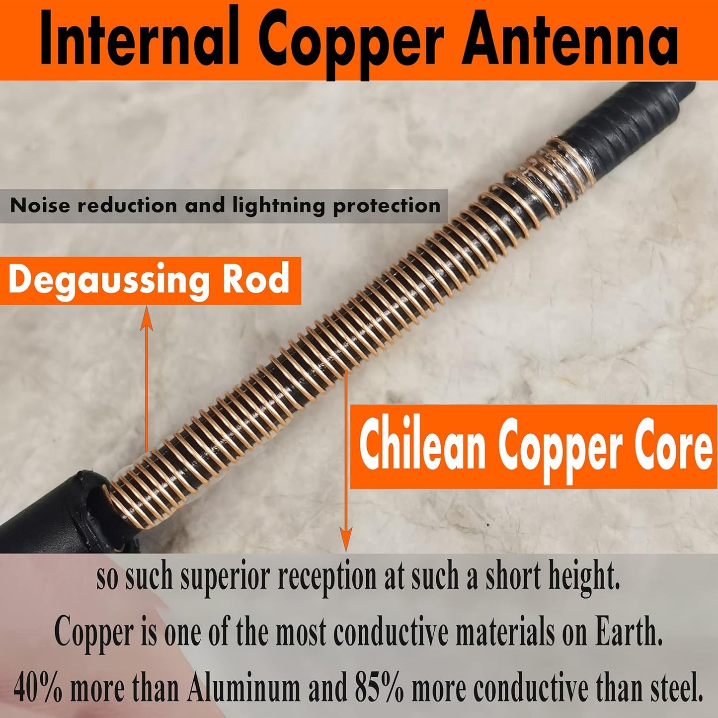 MINILAOMA 8 Inch 200 (2011-2014), 200 Rubber Antenna for Chrysler Chrysler Antenna - Car Wash Proof, Internal Copper