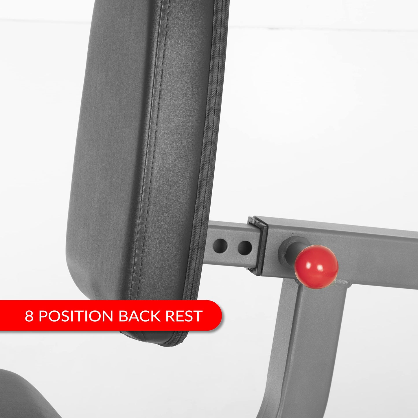 XMARK Heavy Duty Adjustable Rotary Leg Extension and Curl Machine Features A 12 Position Adjustable Thigh Pad and 20 Position Adjustable Press Arm