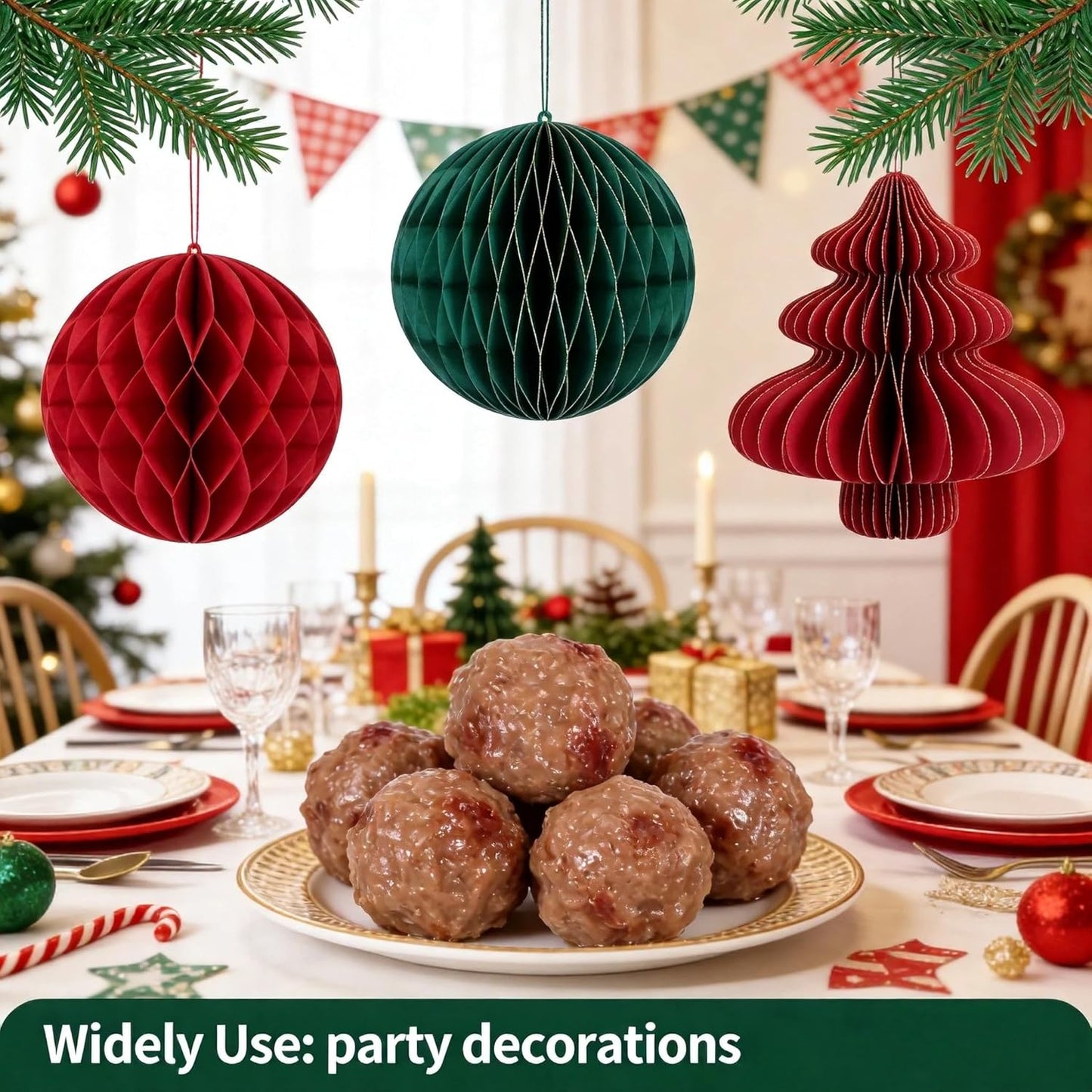 VOSCHOIX 16Pcs Realistic Artificial Meatballs, Simulated Beef Balls Beef Meatball Restaurant Prop PVC Realistic Food