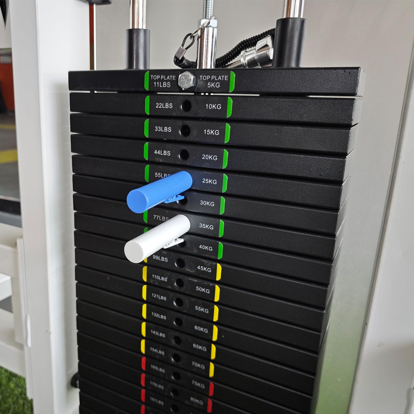 AMWBSR Upgraded Drop Set Pins for Gym - Quick Release Weight Stack Pins for Gym Strength Training Equipment Accessories, Easy Transition to Lower Weights for More Reps, Universal Fit