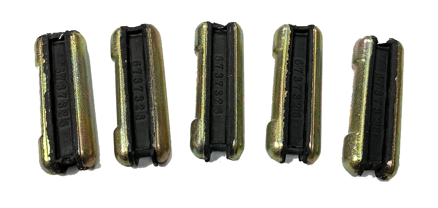 H&L Tooth Company 7102097 Flare Wide Bobcat Style Skid Steer and Mini Excavator Bucket Teeth (5 Pack) with 6737326 Bobcat Style Flexpins.