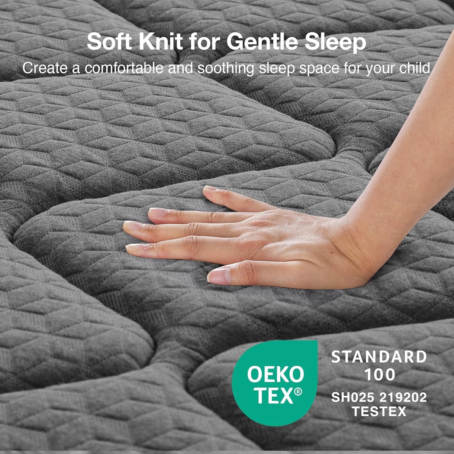 Novilla Twin Hybrid Mattress - 8 Inch Gel-Infused Memory Foam & Pocketed Coils for Back Pain Relief