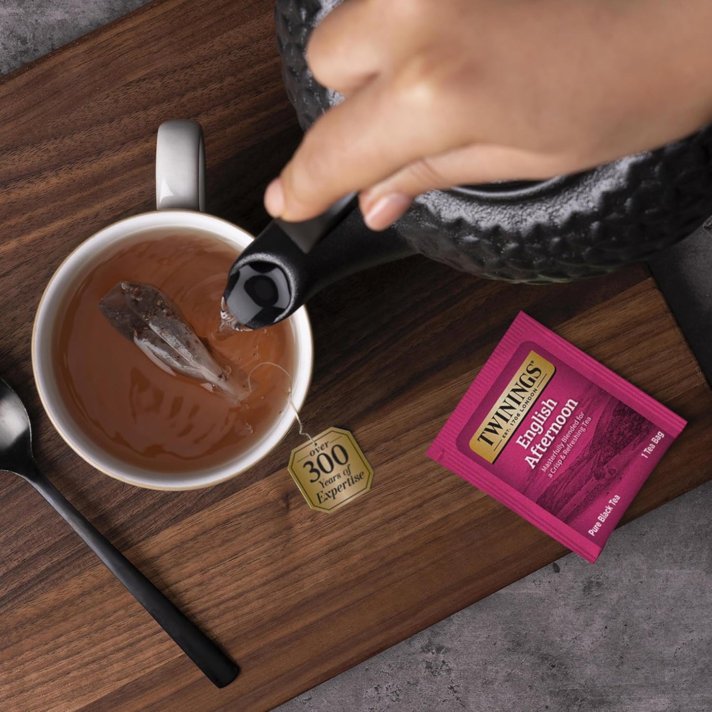 Twinings English Afternoon Tea - Refreshing Caffeinated Black Tea Bags, 2-Pack of 20 Count Each
