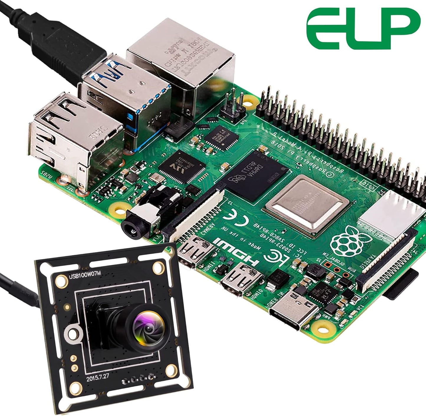 ELP 1mp 720p, USB2.0, HD USB Camera for Computer, Mini HD Free Driver, PC, USB Camera Module, MJPEG, Webcam, Board