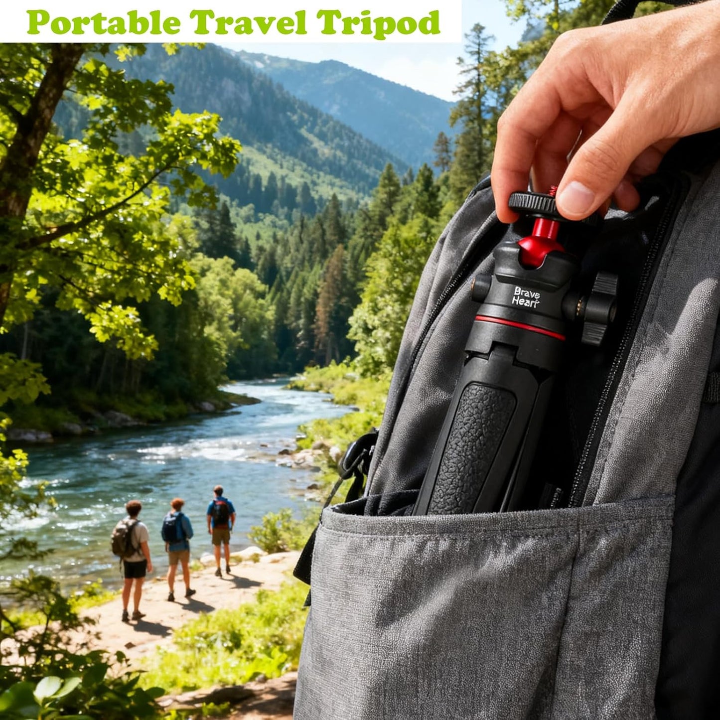 Byrgfkjt 360 Extendable Selfie Stick & Mini Tripod, Rotatable Selfie Stick with Non-Slip Grip for Smartphones & Action