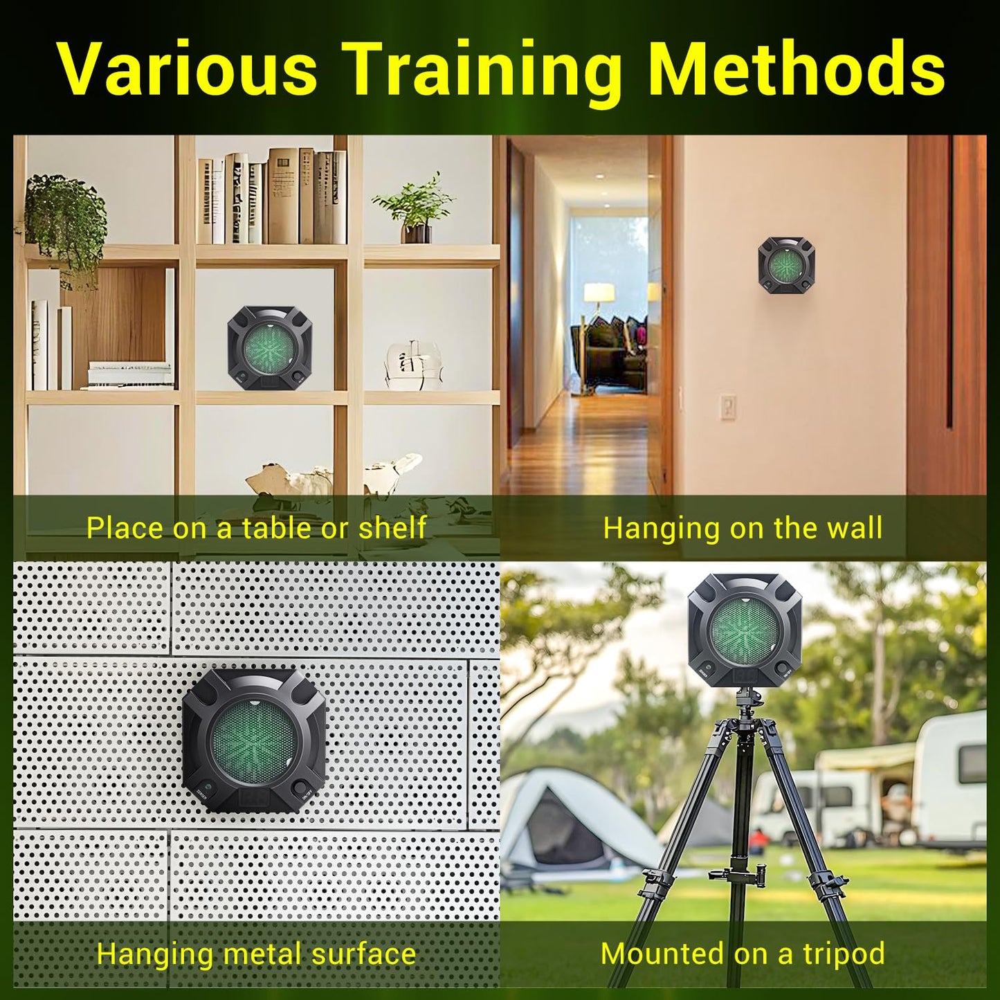 ARVAGGCY Dry Fire Training System,Laser Shooting Target,Compatible with 9mm/380ACP/40S&W/45ACP and More Types of Training Cartridges, LED Counting Feedback