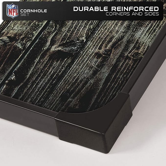 Wild Sports NFL 2' x 3' MDF Deluxe Cornhole Set - with Corners and Aprons