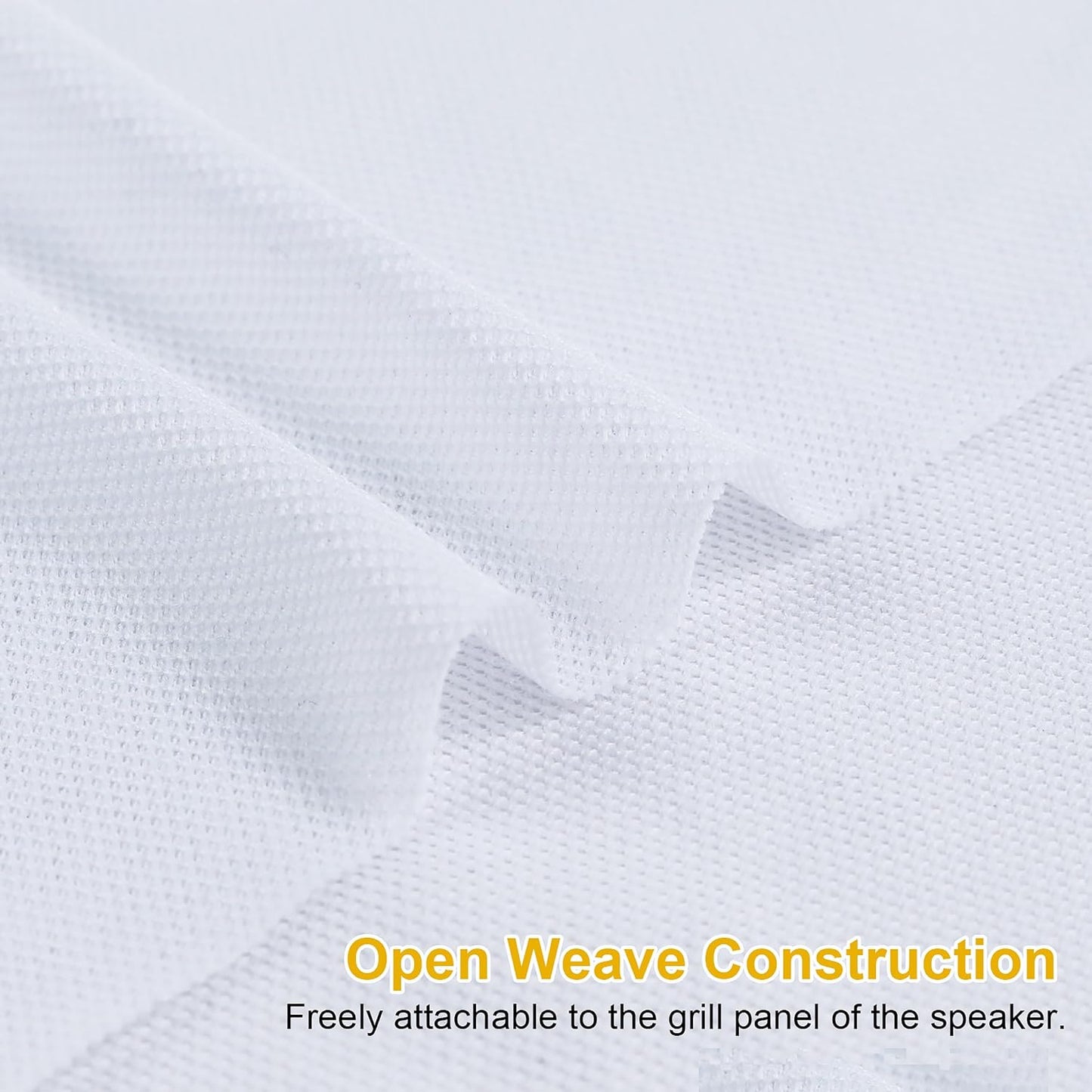 28" 54" x Speaker Grill Cloth, Stereo Grill Mesh Fabric, Abrasion Resistant for Replacement Home Speaker Stage Audio