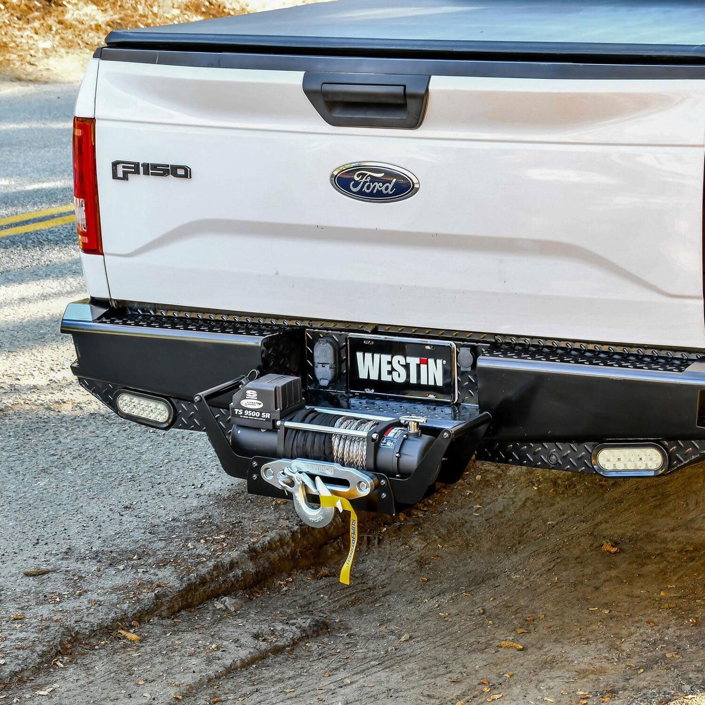 Superwinch 2050 Portable Winch Cradle, large, fits class III receivers & accepts winches through 9,000 lb capacity