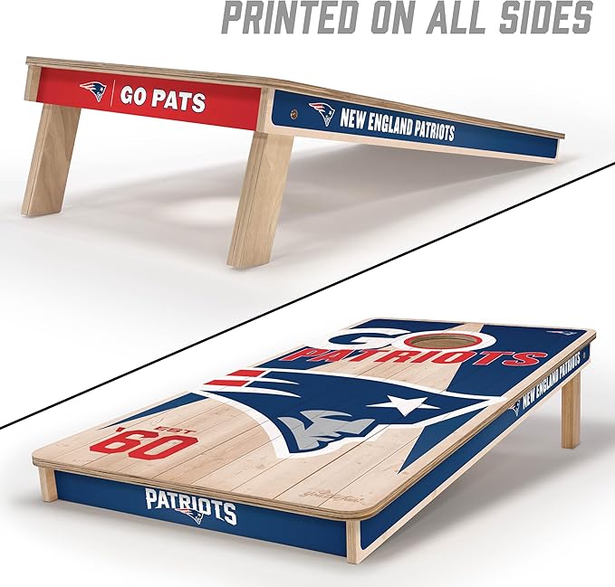 YouTheFan NFL 2’ x 4’ Professional Wood Cornhole Game