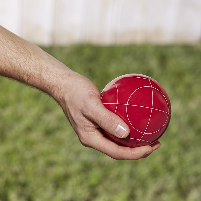 Amazon Basics 100mm Bocce Ball Set