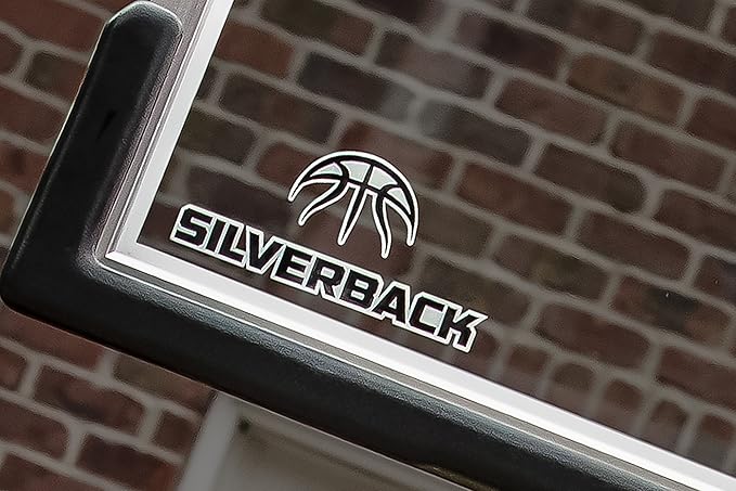 Silverback In-Ground Basketball Hoops, Adjustable Height Tempered Glass Backboard and Pro-Style Flex Rim. - Multiple Styles Available