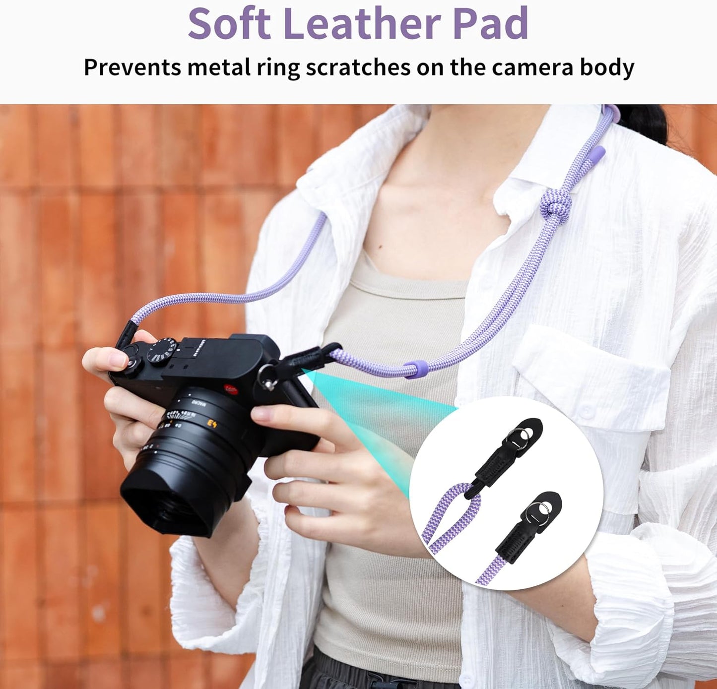 128cm Z5II Z5 Z50II Z50 Z6II Z6III Z6 Z7 Z7II Z8 Z9 Z7 Z50 Adjustable Vintage Braided Rope Vintage Camera Neck Shoulder