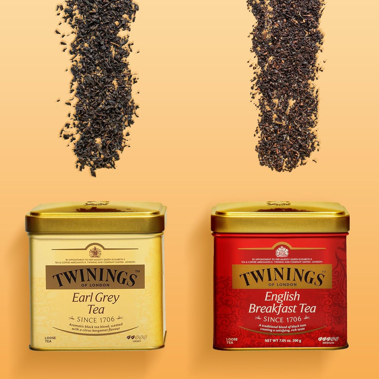 Twinings Earl Grey Loose Tea - Smooth & Flavorful Black Tea Leaves, 7.05 Ounce Tin, Enjoy Hot or Iced