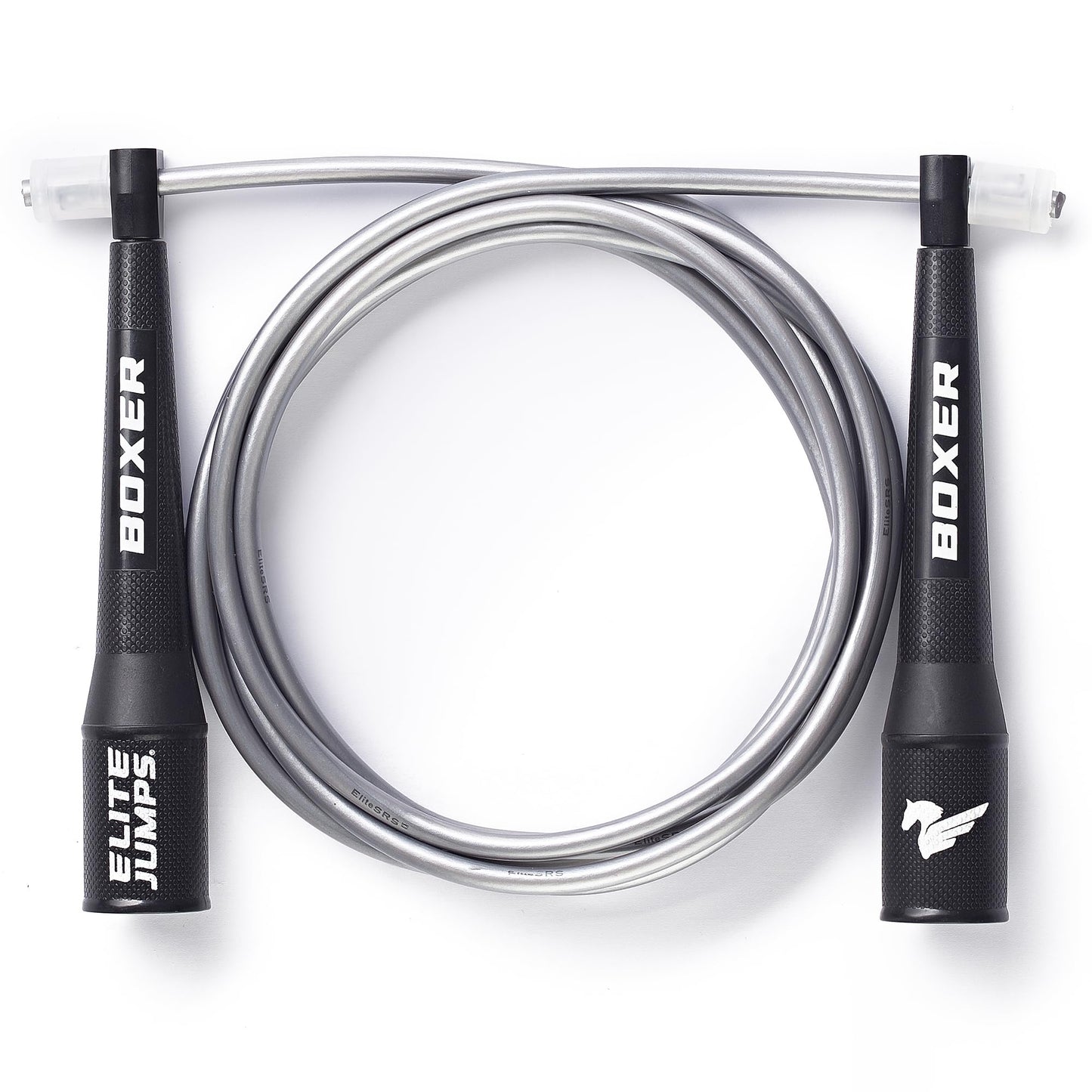 Elite Jumps Boxer 3.0 Jump Rope – Professional Boxing Workout Equipment | Tangle-Free PVC Rope with Smooth Action Handles & Slip-Resistant Grips for Fitness & Cardio Training