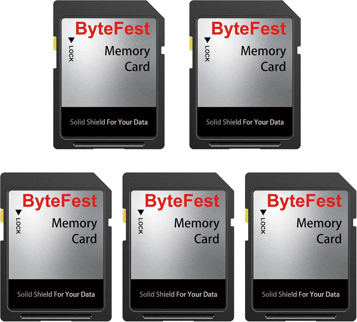 Generic 2GB 5pack 10/U1/V10 Memory Card - Class High-Speed Flash Memory Card for Cameras