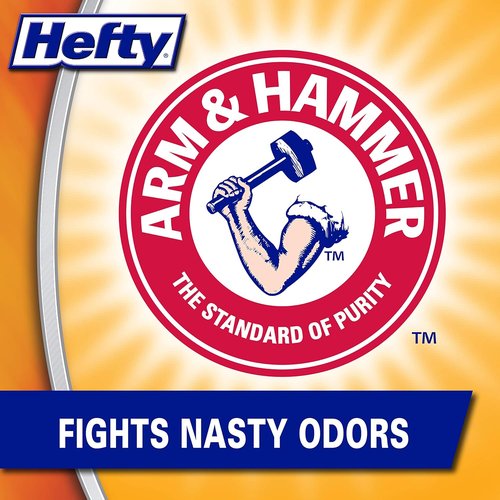 Hefty Small Garbage Bags - Lavender & Sweet Vanilla Scent | 4 Gallon, 26 Count (Pack of 12)