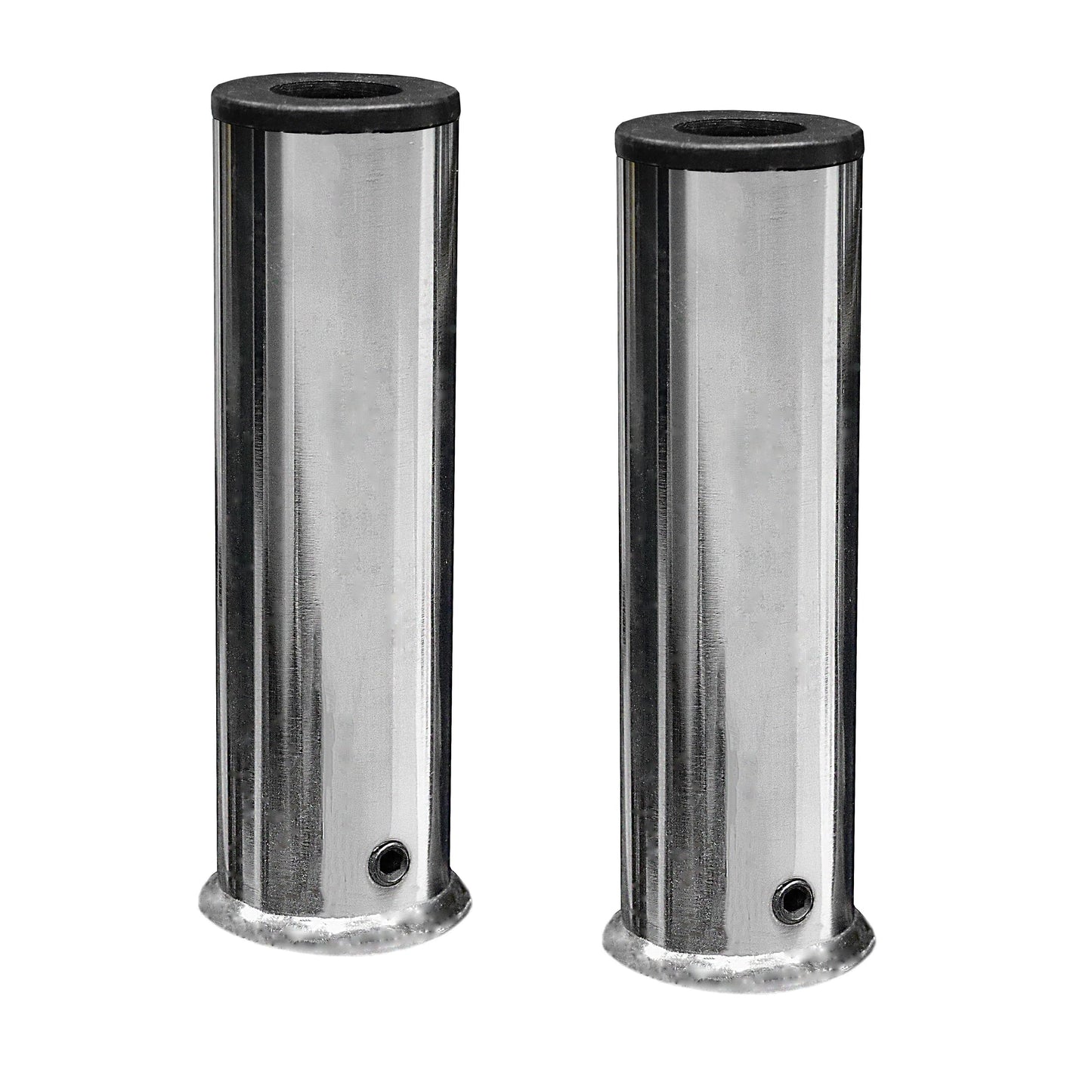Pair of Chrome Olympic Adapters by Deltech Fitness