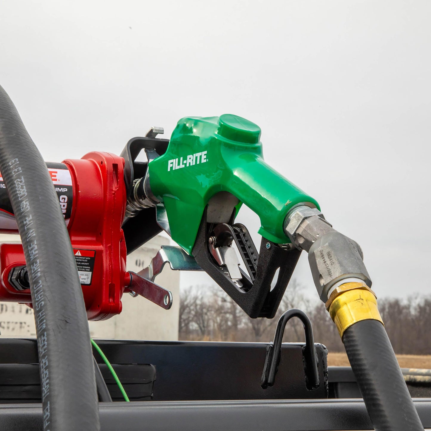 Fill-Rite SDN100GAN 1” 5 to 25 GPM Automatic Standard Duty Fuel Transfer Nozzle, Green - For Gasoline, Diesel, Biodiesel up to B20, E15 & Kerosene