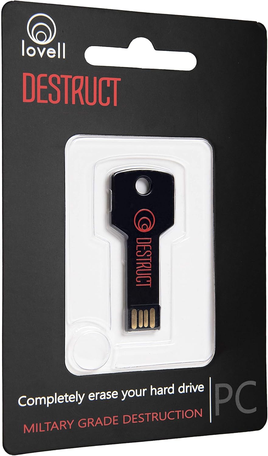 DESTRUCT USB - Military Grade Data Eraser for Hard Drives