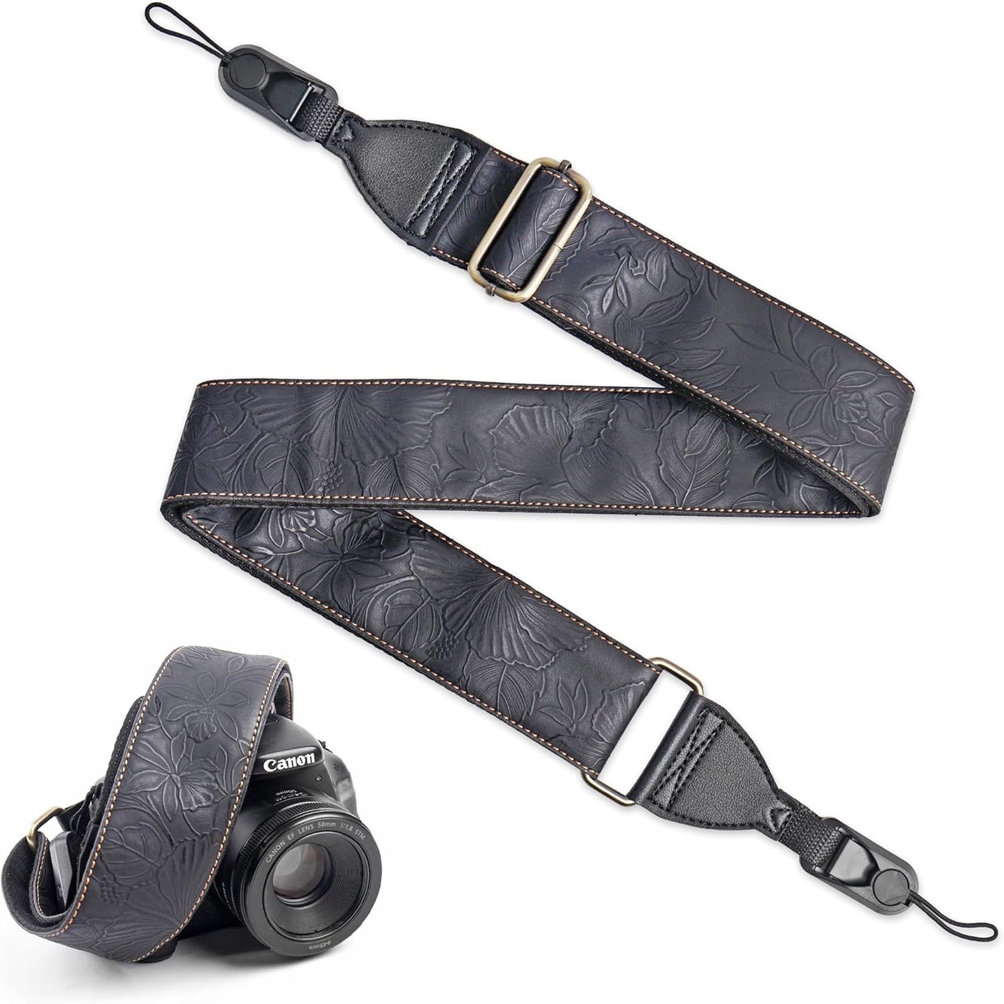 Vintage Adjustable Neck & Shoulder Camera Strap - QIELIZI Lifestyle