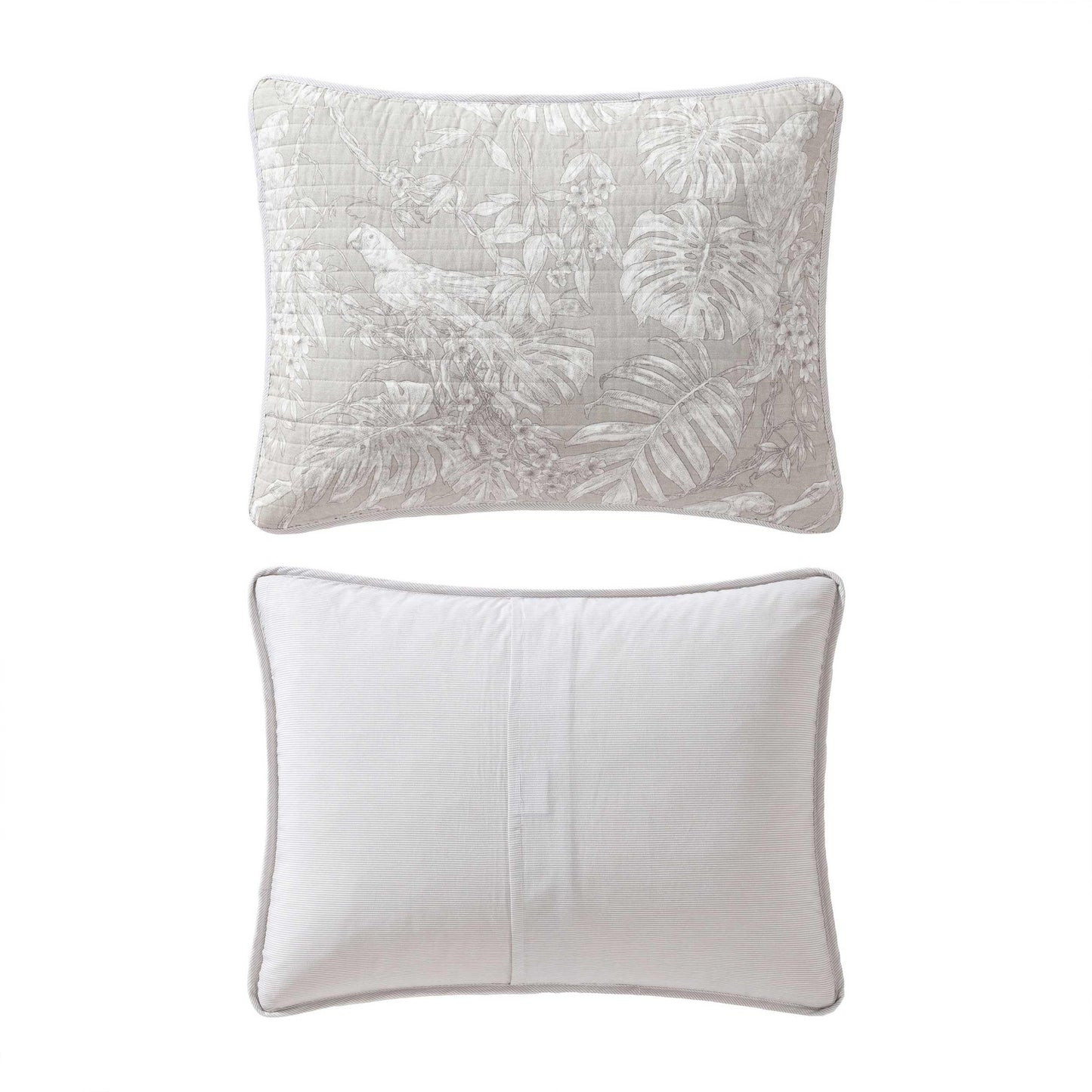 Tommy Bahama - Full/Queen Quilt Set, Lightweight and Breathable Bedding with Matching Sham(s), Super Soft Bedding Set (Jungle Toile Beige, Full/Queen)