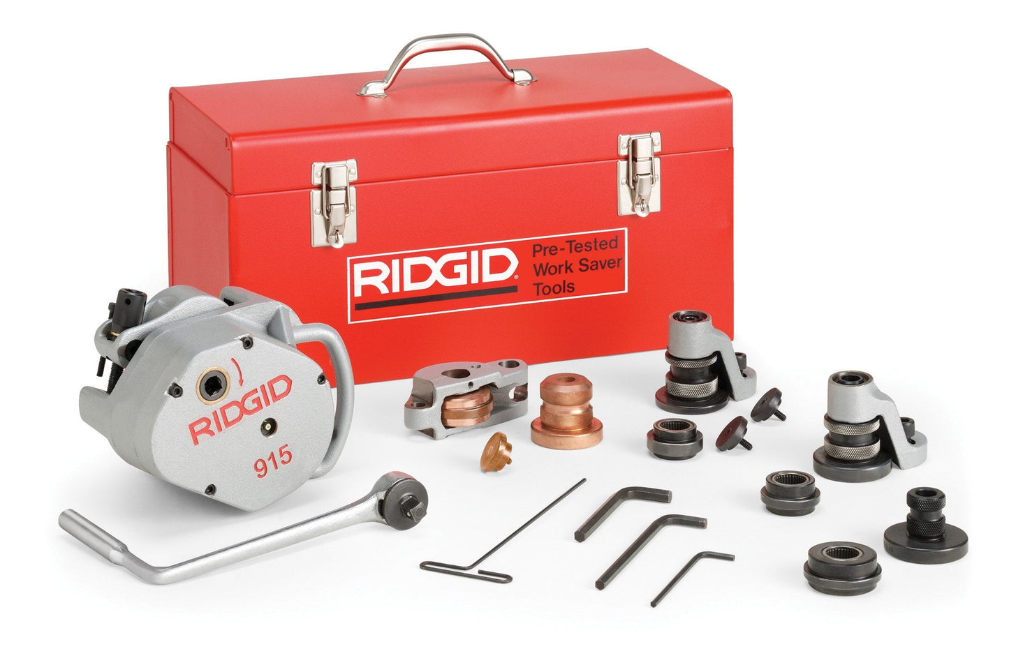 RIDGID 88232 Model 915 Manual Roll Groover for In-Field 1-1/4" to 12" Pipe Applications