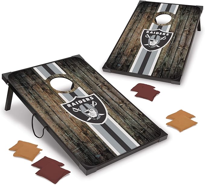 Wild Sports NFL 2' x 3' MDF Deluxe Cornhole Set - with Corners and Aprons