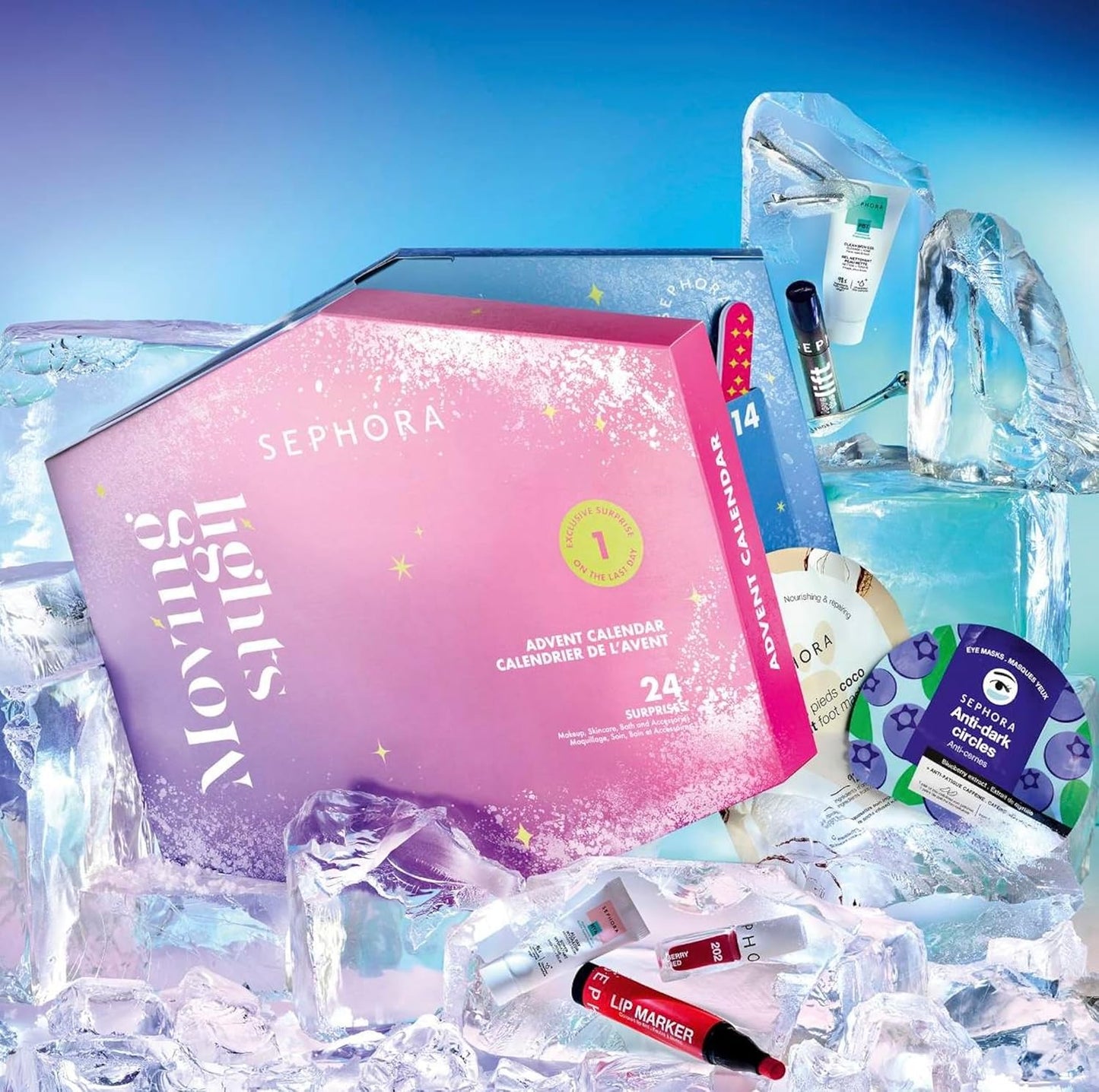 Sephora Advent Calendar 2024 - Moving Lights & 24 Surprises | Makeup, Skincare & Accessories