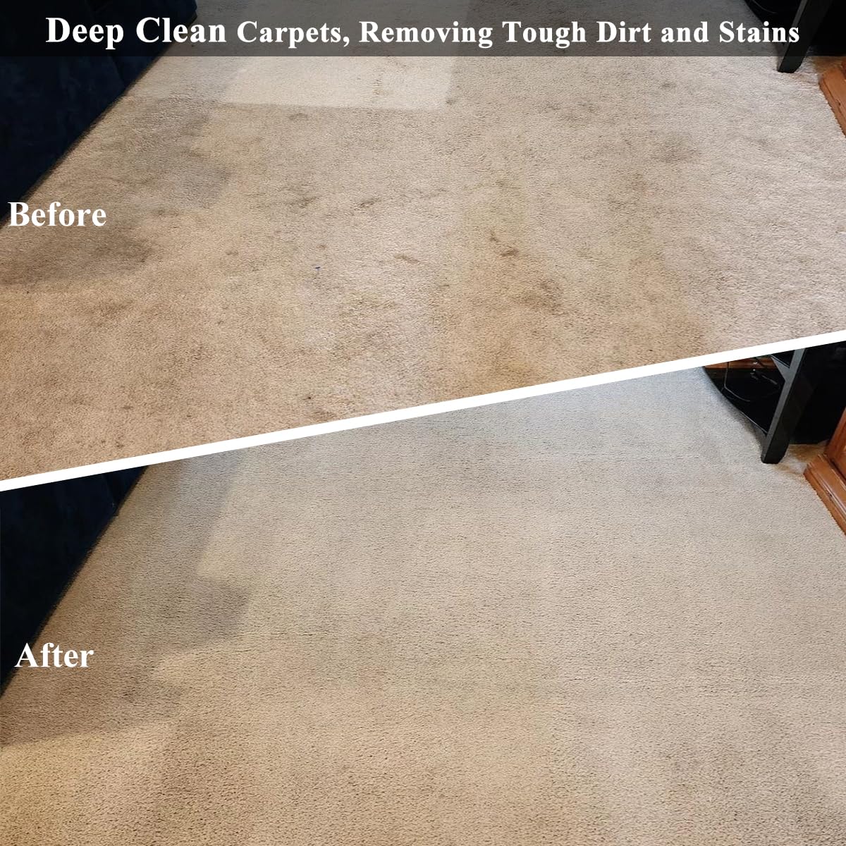 HHQ Commercial Floor Scrubber Machine with Brushes and Pads, Heavy Duty Floor Cleaner Polisher and Buffer- Deep Cleaning Tile and Grout, Hardwood Floors and Carpets without Getting on Hands and Knees